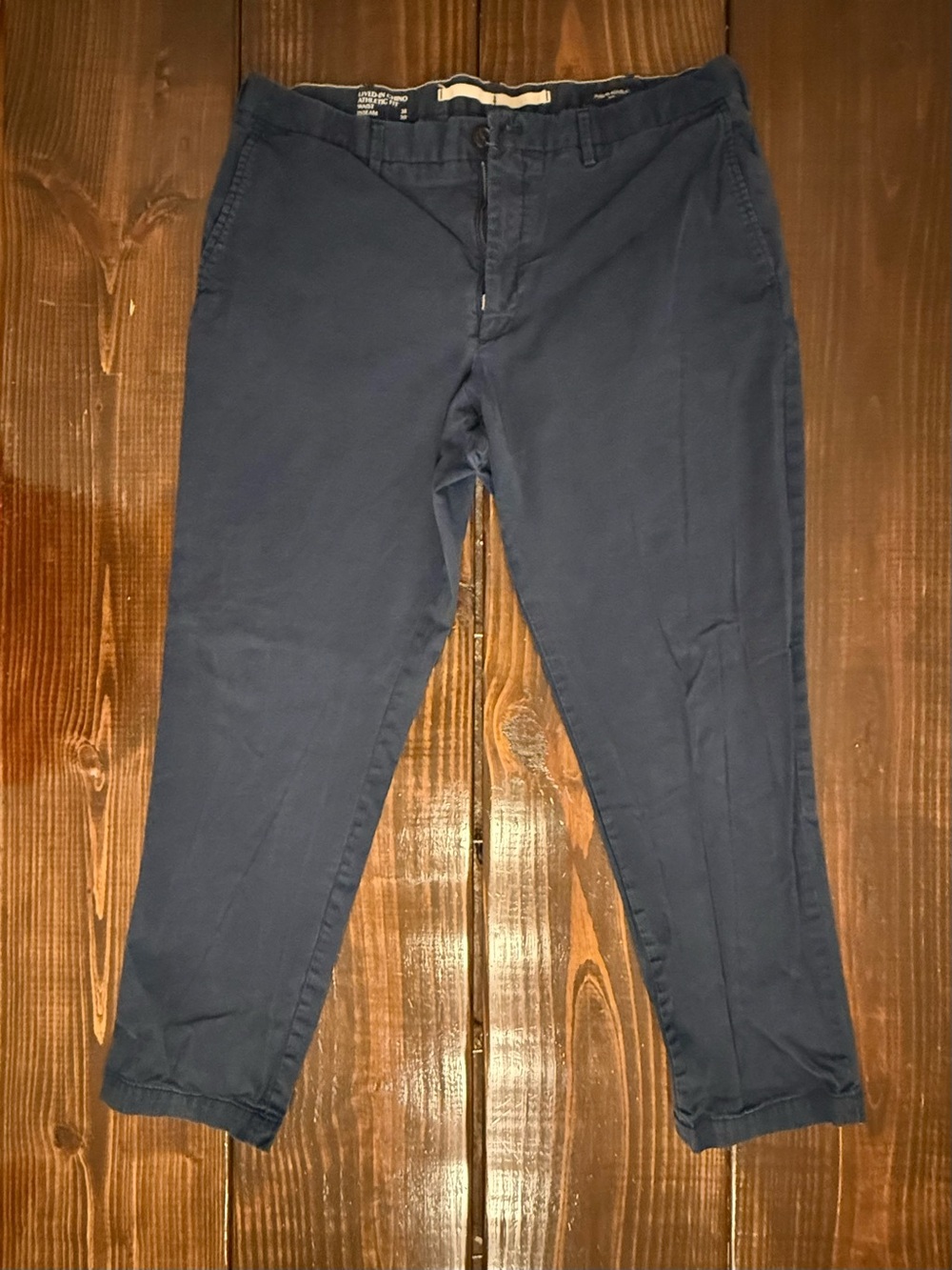 Banana Republic Dark Navy Slim Chinos